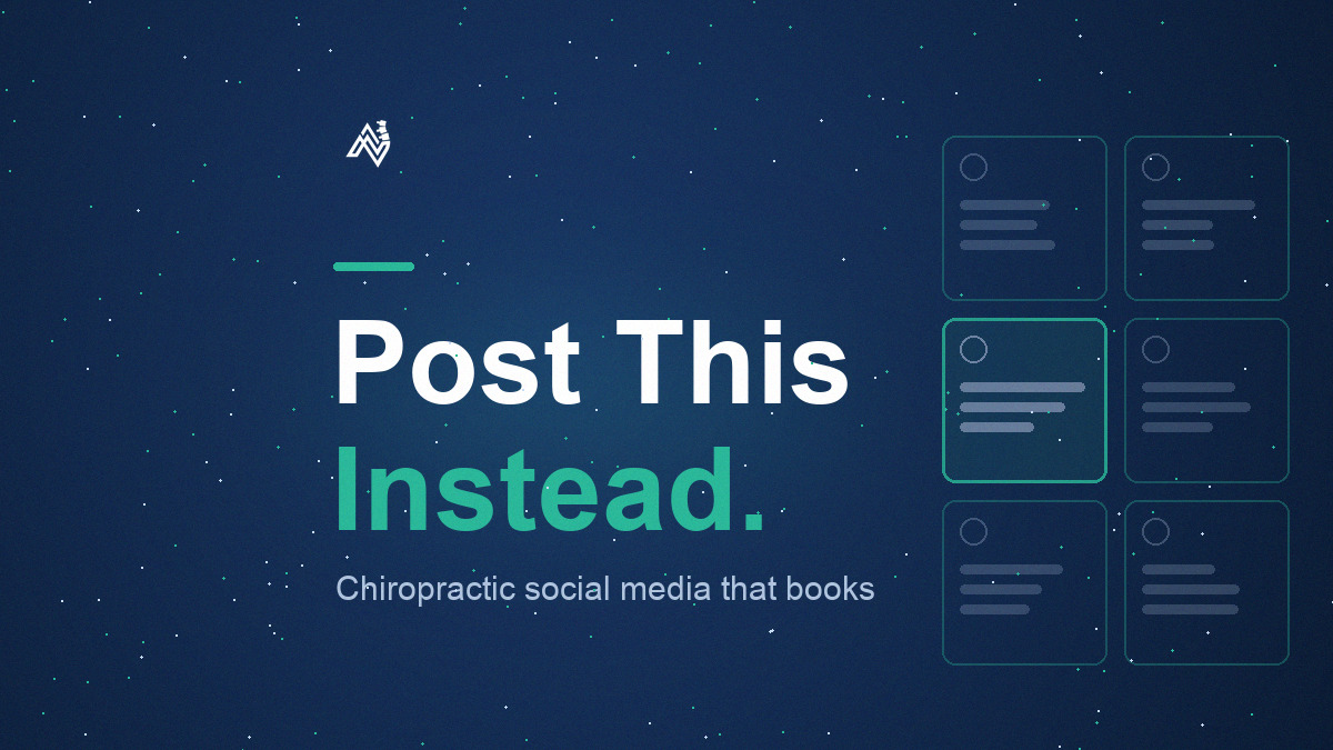 Chiropractic Social Media Post Ideas That Bring Patients In