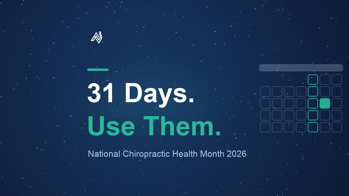 National Chiropractic Health Month 2026: A Clinic's October Plan