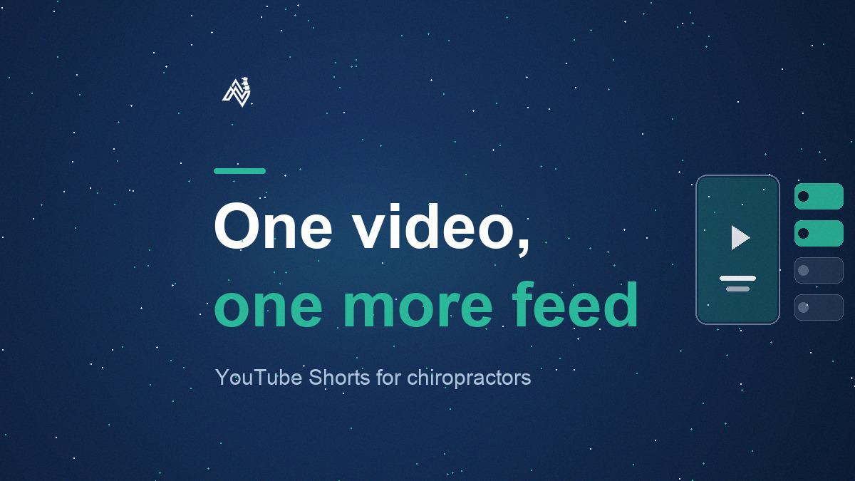 YouTube Shorts for Chiropractors: Upload, Schedule, Repeat