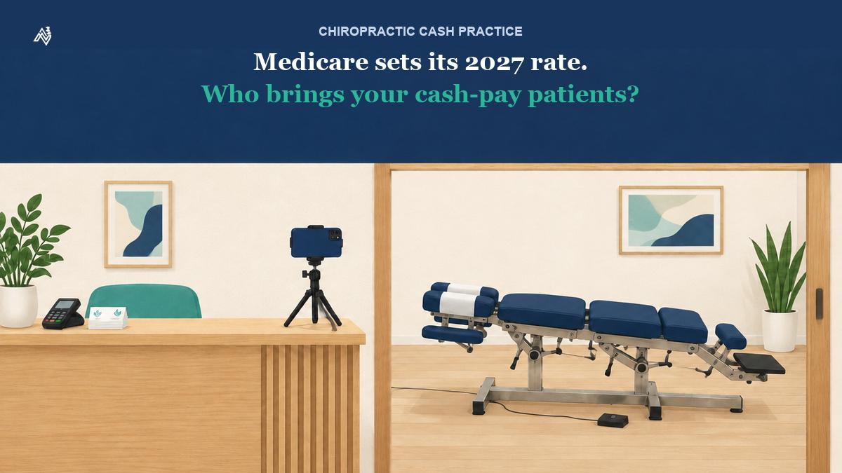 Chiropractic Cash Practice and 2027 Medicare: Who Sends Patients?