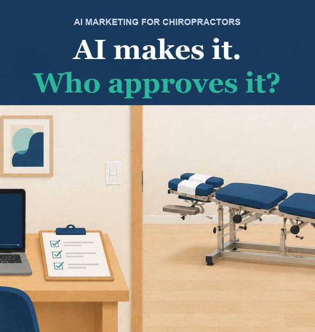 AI Marketing for Chiropractors: What Still Needs Your Approval?